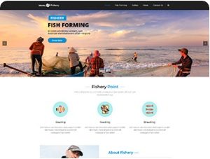 fishery web template