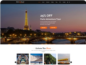 travel-consultant web template