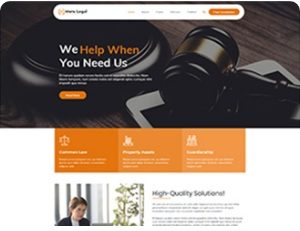 legal-services template