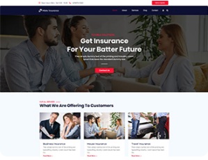 insurance web template
